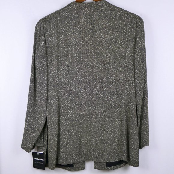 NEW Liz Claiborne Business Blazer Women's Size 12 Romantic Florals Design - Picture 15 of 16